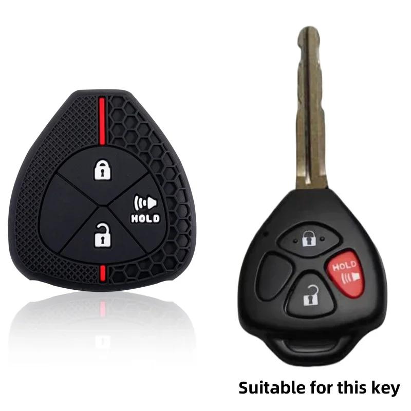 Key Holder Case For Toyota Yaris/Vitz Auris Mk I 2007 Corolla Verso Hilux 7 Rav4 Porte Camry Car Key Cover Keychain 2/3/4Buttons