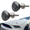 4x 3D Carbon Fiber Color Car Push Button Hood Quick Release Pins Bonnet Lock Clip Bumper Latch