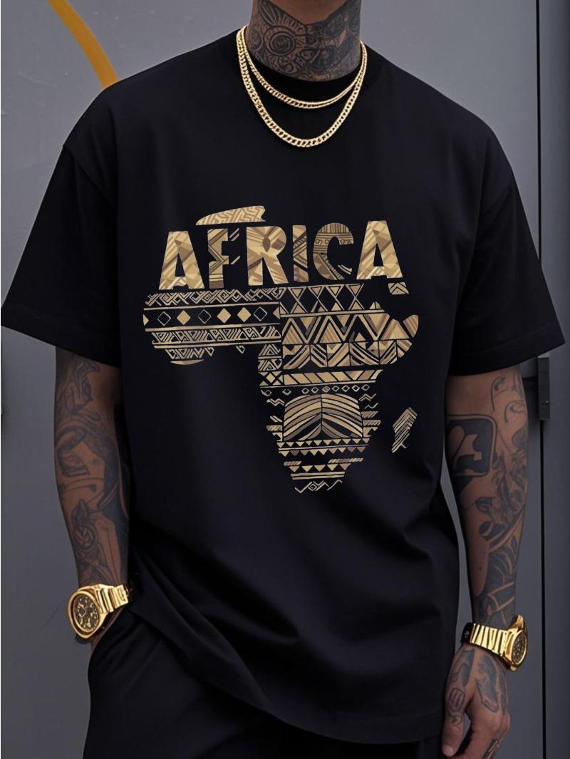 Plus african tribal t-shirt S