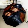 Moonlit Graveyard Undertaker Umbrella 8-Frame for Travel, Camping, Casual Lightweight Portable Umbrella, Essential for Every Family Holidays Gift