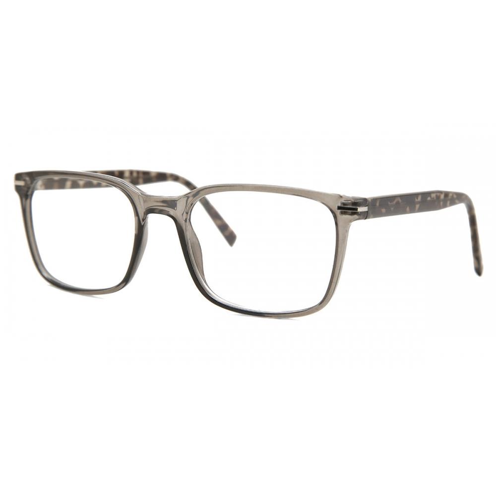 Full Rim Square Transparent Dark Grey Smartbuy Collection Forillon Cp119a Fashion Unisex Eyeglasses