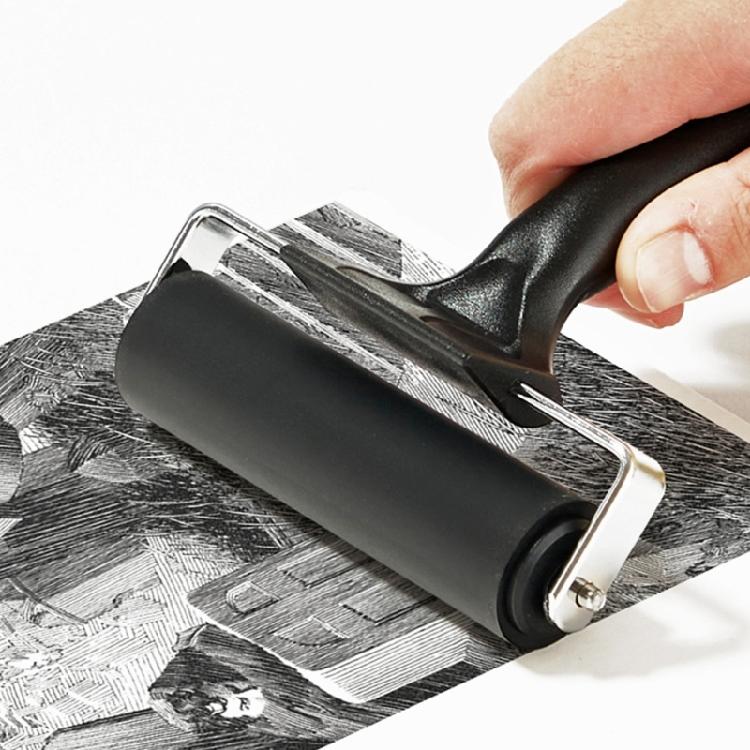Practical Plastic Printing Roller With Uniform Ink Coverage Great For Professional Artists