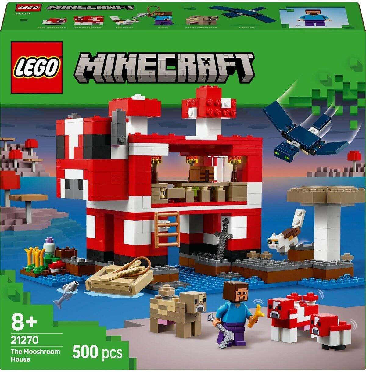 

LEGO конструктор Дом Minecraft – Дом грибной коровы (21270)