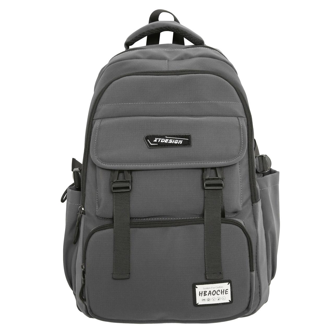 

Large capacity schoolbag new backpack for high school girls men s junior high school trendy backpack college student computer bag 33*18*48