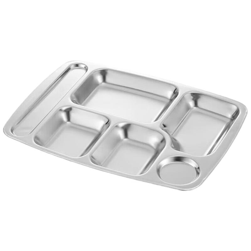 Huihuang 304 Stainless Steel Divided Meal Tray Set