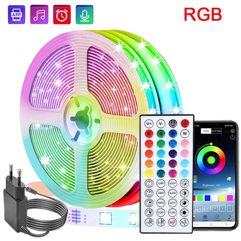 

10 м 20 м 30 м светодиодные лампы для комнаты музыка синхронизация RGB светодиодная лента гибкая лента для домашнего декора вечеринки подсветка телевизора US plug&3m