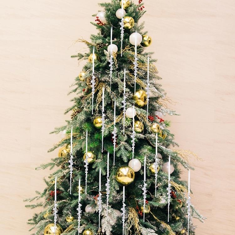 Additional Acrylic Ice Crystal Christmas Ornamentation Thin Permanent Decorative Pendants For Tree Boughs Gift Wrapping
