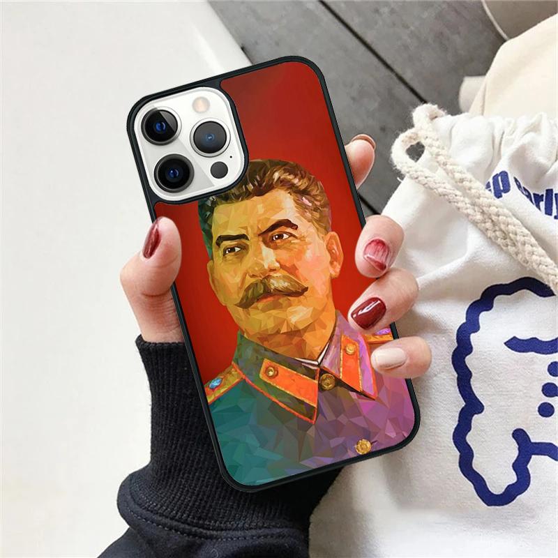 Stalin Soviet Phone Case For iPhone 17 Air 15 16 Cover 11 13 14 Pro Max 12 Plus Max Fundas