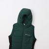Champion Golf Zip Deep Script Logo Women's Vest, CW-AG606, Green, Stretch, Warm, Windproof, Water-Repellent,