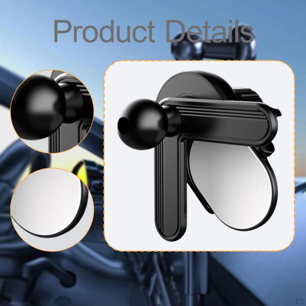 Car Display Phone Holder with 17 Mm Ball Head, Side Support, Stand