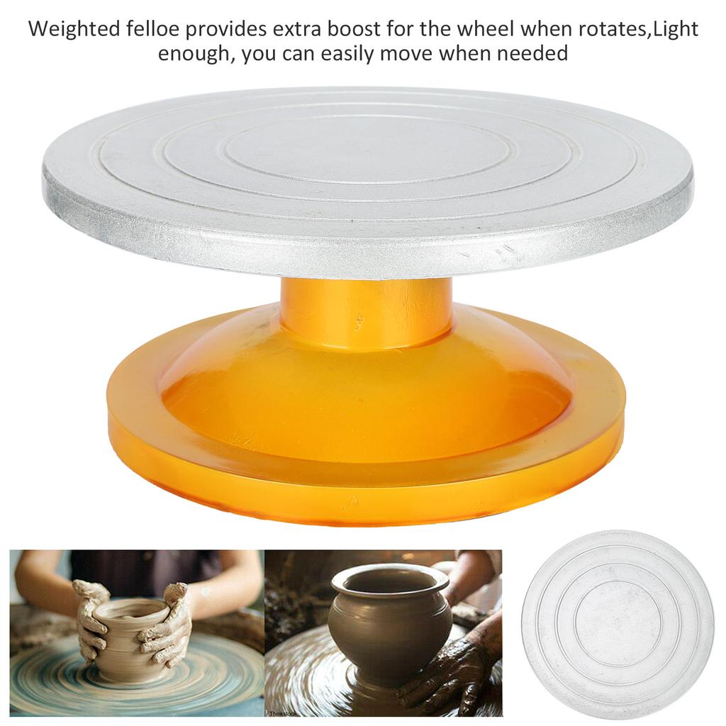 Model Making Machine Sculpture Tool Manual Carving Wheel Art Supply Pottery Wheel Turntable
