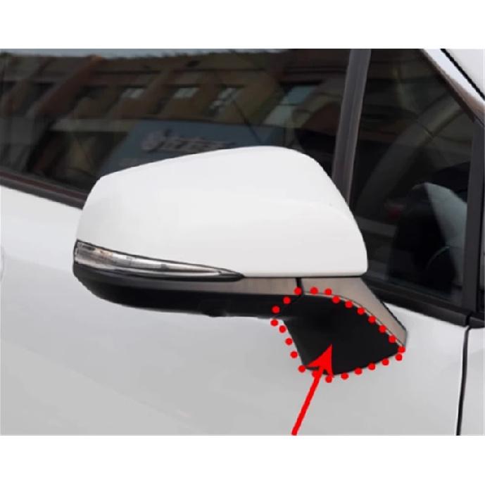 Auto Rear Heated Mirror Glass Cover Frame Turn Signal Light Bottom For Toyota RAV4 2024