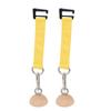 75mm Pull Up Ball Grip Bottom Flat Half Sphere Shaped Portable Multifunctional Wooden Grip Ball for Rock Climbers