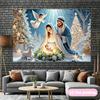 1Pcs Nordic Style Christmas Theme Decoration Background Winter Backdrop Decorations For Photo Studio Photo Booth Party