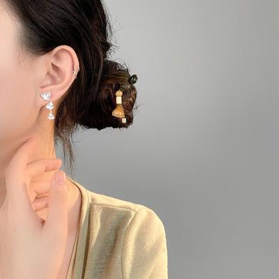 Elegant Three Butterfly Earrings for Women  Chinese Style Earrings  Cheongsam Accessories
