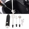 Rechargeable Milk Frother 304 Stainless Steel Handheld Foam Maker Cordless Electric Whisk Drink Mixer