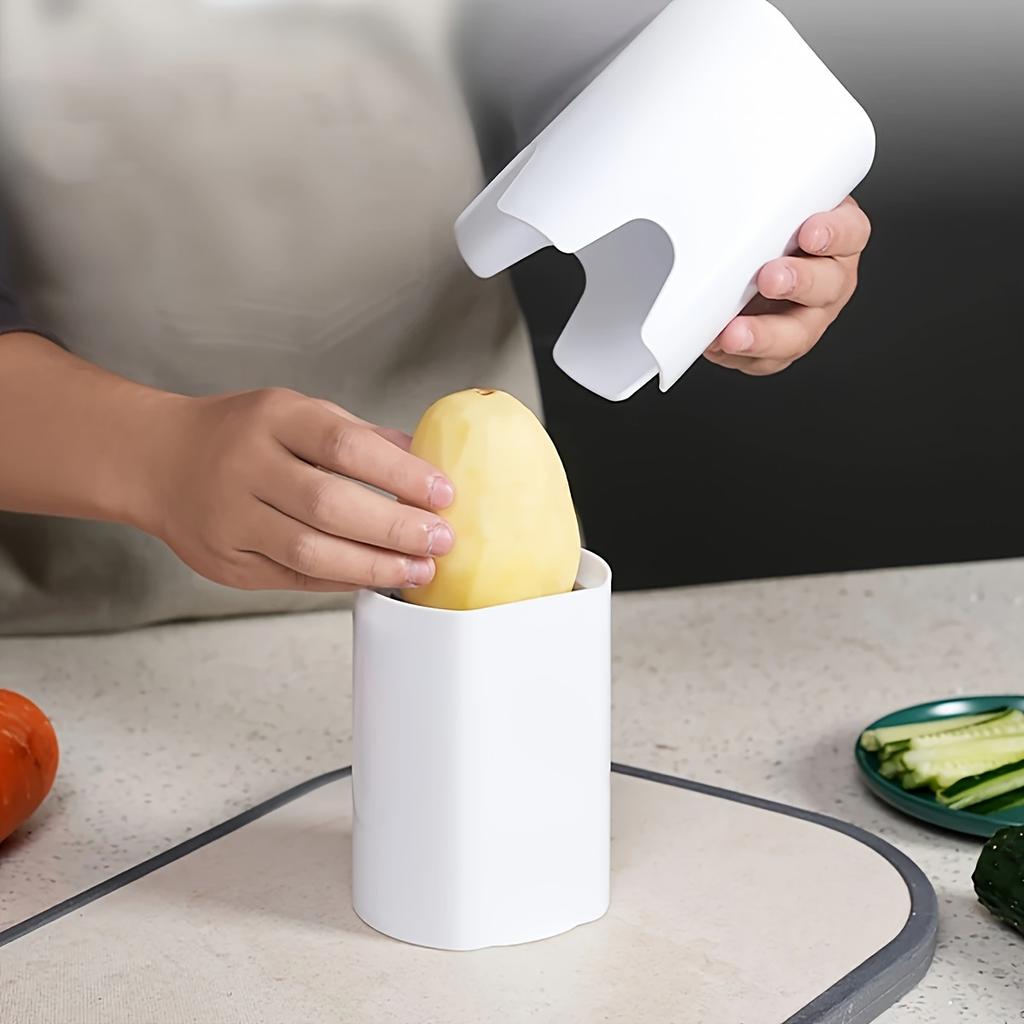 1PC Multifunctional Stainless Steel Potato Slicer, Household Fast Vegetable Fruit Carrot Cucumber Fries Chopper
