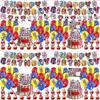 Digital Circus Theme Party Essentials The Amazing Digital Circus Balloon Set With Flags And Props