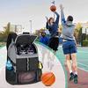 GOBUROS Basketball Backpack, Basketball Bag, Backpack for Basketball, Soccer, Volleyball, Gray