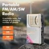 Portable Multi-Band FM/AM/SW Radio for Outdoor Use and Seniors