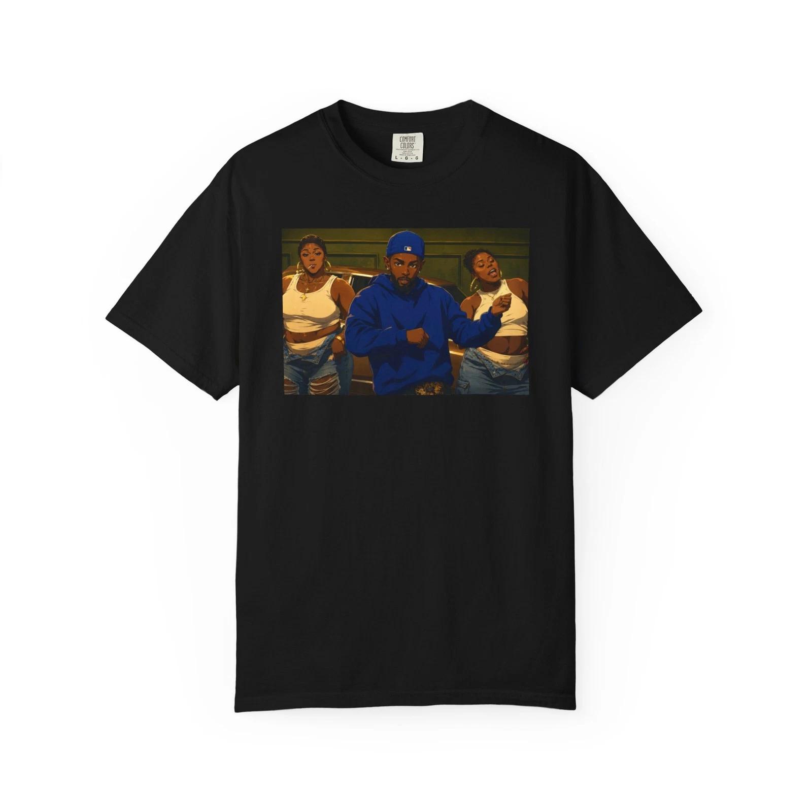 Kendrick Squabble Up GNX Anime Shirt Hip Hop West Coast LA Size S-4XL S