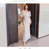 New High-end Tassel Bright Fishtail Banquet Elegant Temperament Noble Party Host Party Dress Woman