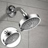 5 Modes 4 Inch High Pressure Shower Head  High Flow Fixed Showerheads Sprayer Bathroom Rain Showerhead Faucet Replacement Part