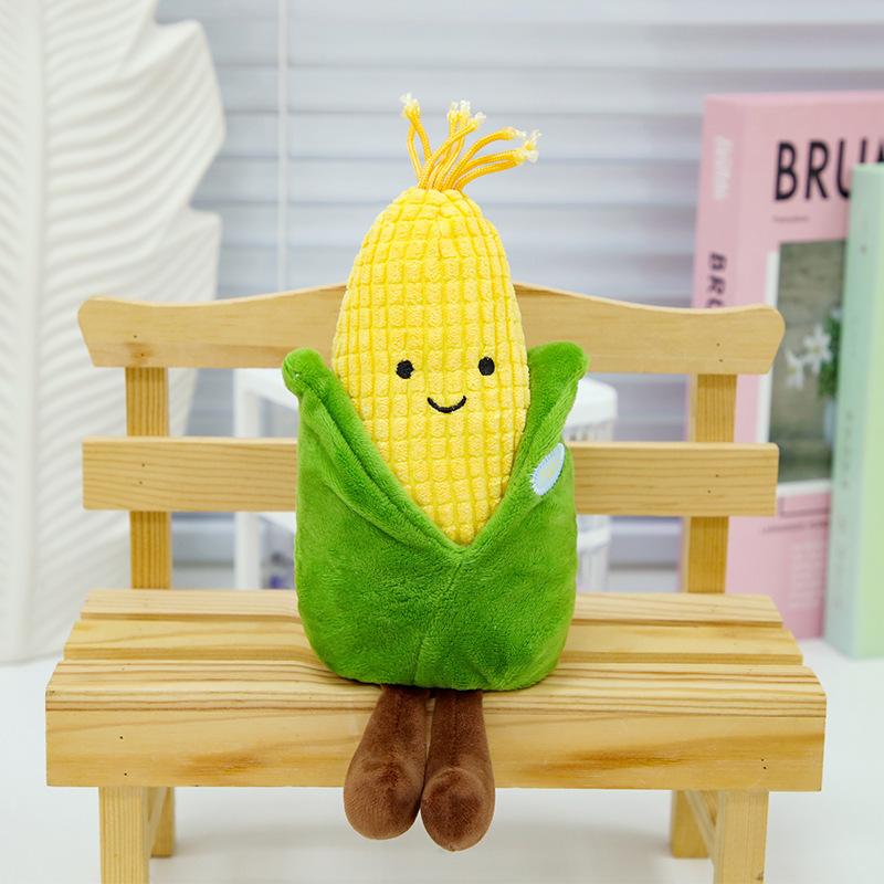 

Чжанчжунбао Экологическая Серия Овощей Имитация Цветной Капусты Баклажана Кукурузы Кукла Кукла Плюшевая Кукла Подарок As shown