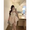 Kumikumi Elegant Summer Suspender Skirt Niche Style Tube Top