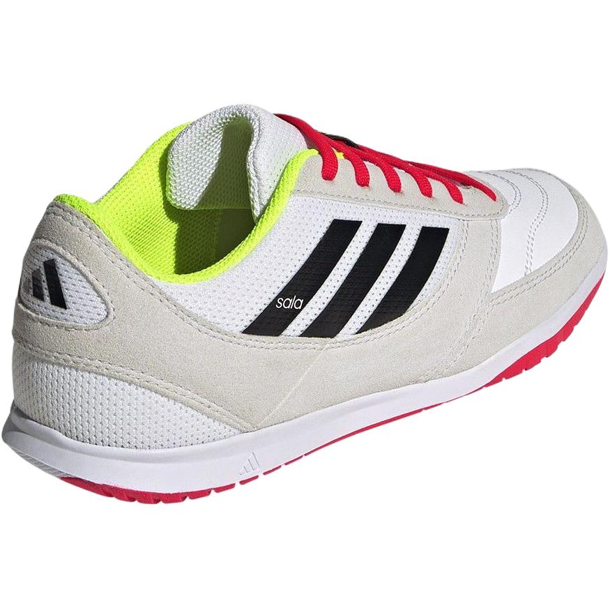 adidas Top Sala Competition II Jr Comfortable Soft Non-Slip Durable Low-Top Kids Football Shoes Kids Football Shoes White Gray Black JP5641