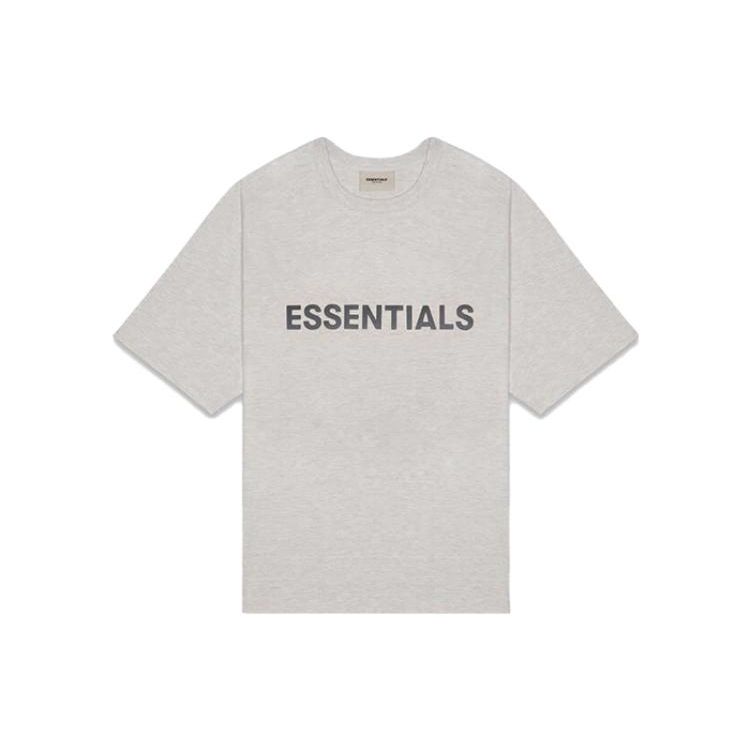 

Fear of God Essentials T-Shirt Heather Oatmeal Unisex Tops Grey 0125-25050-0229-260 XL