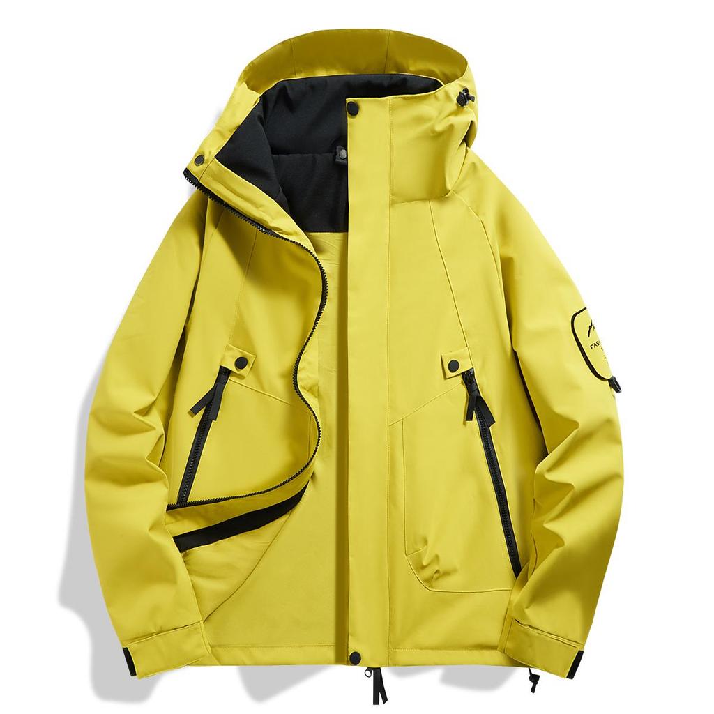 Spring/Autumn Outdoor Windbreaker: Men's & Women's Windproof Waterproof Jacket for Mountaineering