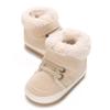 Baby Snow Boots with Hook and Loop Closure Lined Winter Boots for Infant Boys Girls