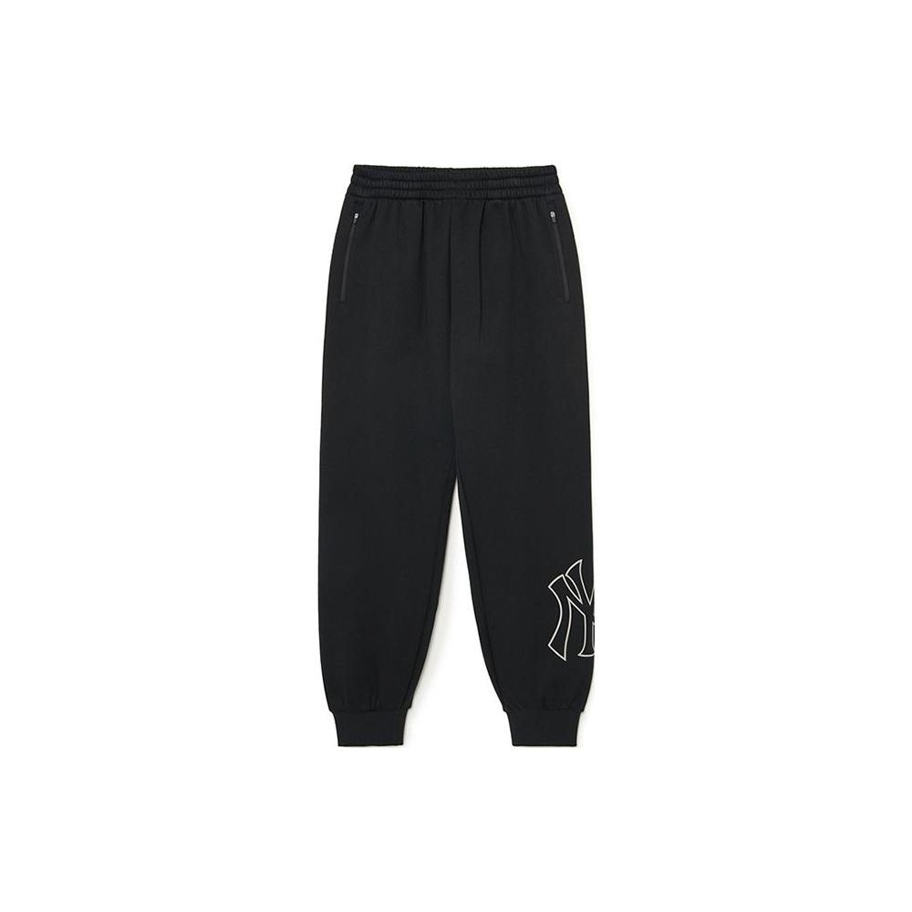 MLB Letter Sports Knitted Sweatpants Unisex bottoms Black 3APTB0736-50BKS