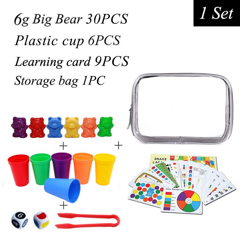 Montessori Rainbow Weight Bear Zabawki dla dzieci Sorter kolorów Materiał do liczenia Gra edukacyjna z matematyką Zabawki edukacyjne dla dzieci Nowe