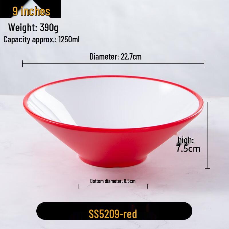 JINMEILI Melamine Ramen Bowl