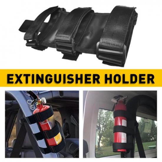 

Fire Holder Extinguisher Black Strpe Fit Wrangler Jeep Jk Tj Jl 97-2018 Fit ATV
