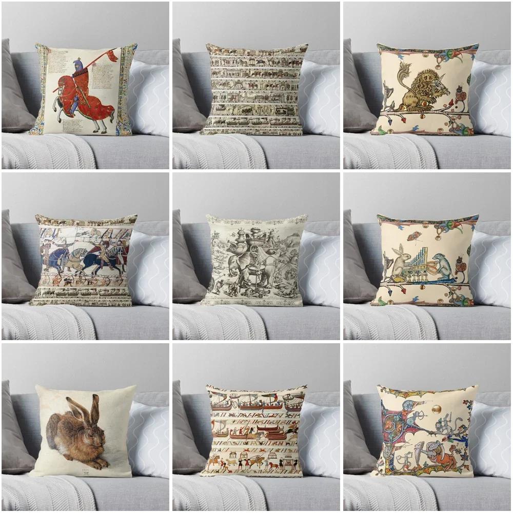 Jessica Chen Unisex Decorative Home Pillow Case Cushion Covers 45*45 Nordic 40*40 40X40cm 50X50cm Modern Living Room Sofa Boho 50*50 60*60Cm Morocco