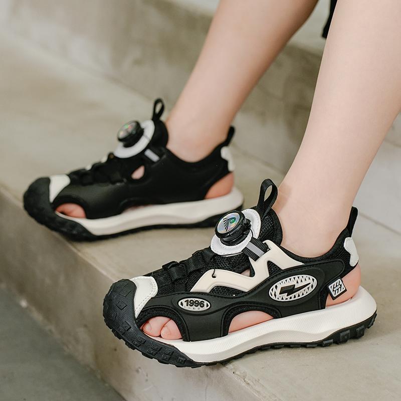 29-39 Children's Summer Anti Slip Wear Resistant Breathable Fashionable Baotou Sandals Beach Shoes