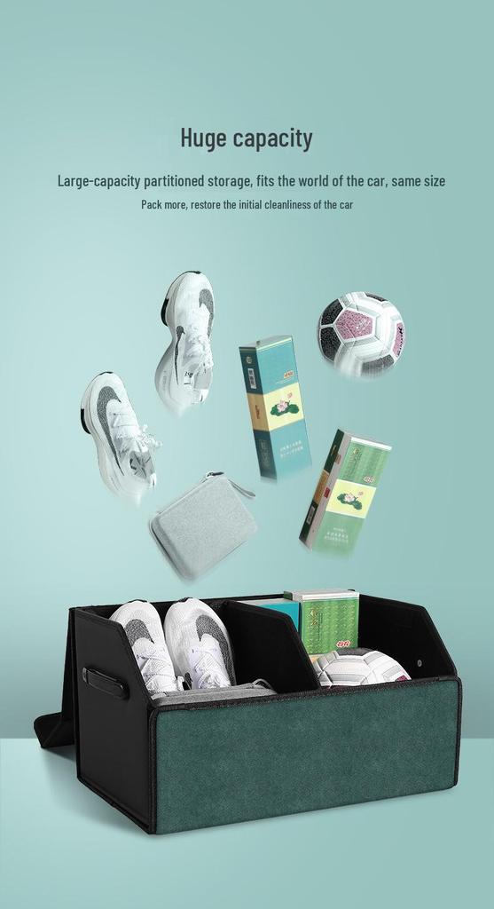 Foldable Car Storage Organizer Box