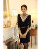 New Plus Size Korean Slim Fit Lace Shirt for Women