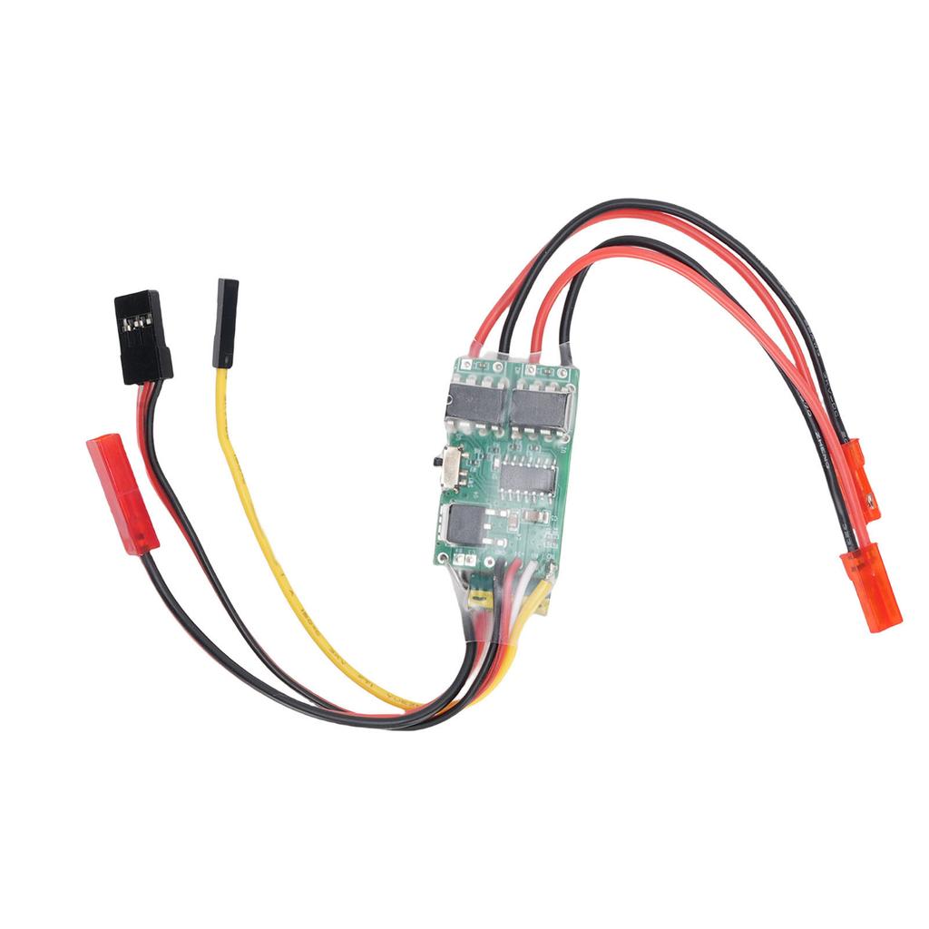RC Car ESC Alloy ABS High Security 2 Way 5A Brushed Electric Speed Controller for RC Boat RC Tank