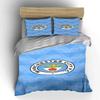 Manchester City FC Logo. Bedding Sets Duvet Cover Sets Duvet Covers Pillowcases(1*Duvet Cover 2*Pillowcases Without Duvet Insert)