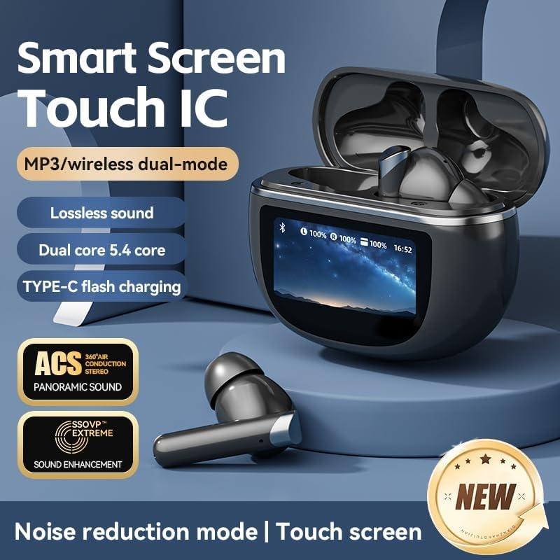 AI Translation Earbuds Wireless Earphones 144 Languages Bluetooth 5.4 Ear Buds Two-Way Translator Headphones Translating Device for Travel Business