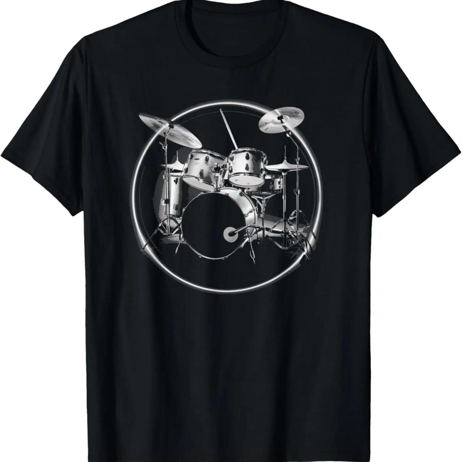 

Cute Dog Playing Drums Graphic Tees Men Women Boys Girls T-Shirt XXXXXL