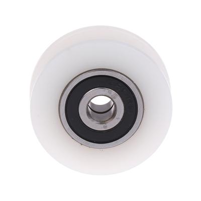 1 Pieza 5*26.5*10Mm Rodillo de Rodamiento en Forma de U Silencioso Elasticidad Polea de Rodillo Rodamiento Doble Polea de Plástico