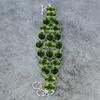 Peridot Gemstone Handmade 925 Sterling Silver Bracelet 7-8" M-308