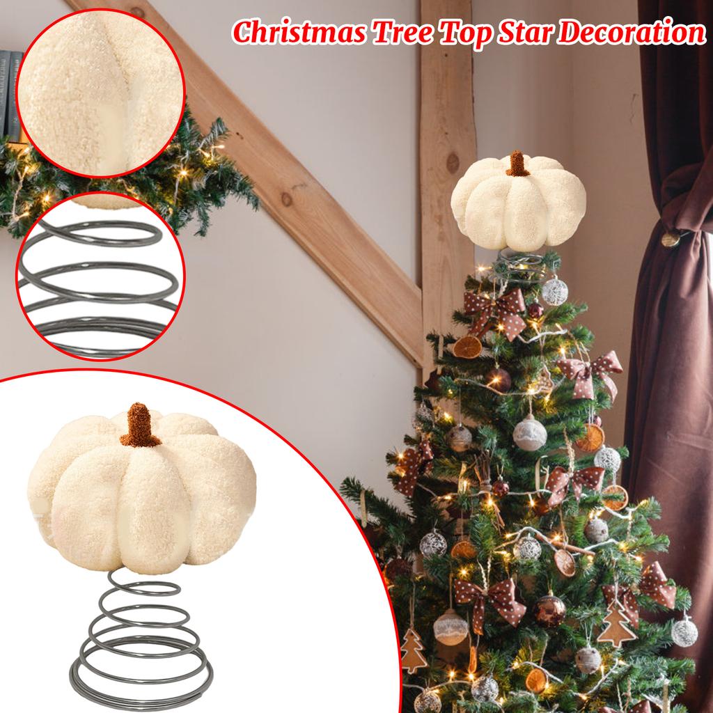 Pumpkin Tree Top Decoration With Party Decoration, Holiday Desktop Decoration