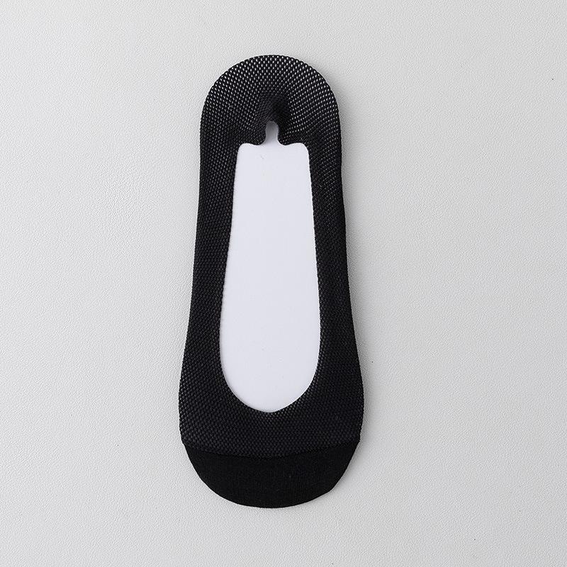 Summer Thin Anti-slip, Non-dropping Heel Sock for Women, Short Socks, High Heels, Summer Ice Silk, Shallow Mouth, Invisible Socks