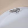 Bright Hand Jewelry Inlaid Ring Zircon Tail Ring Silver Jewelry Ring Female